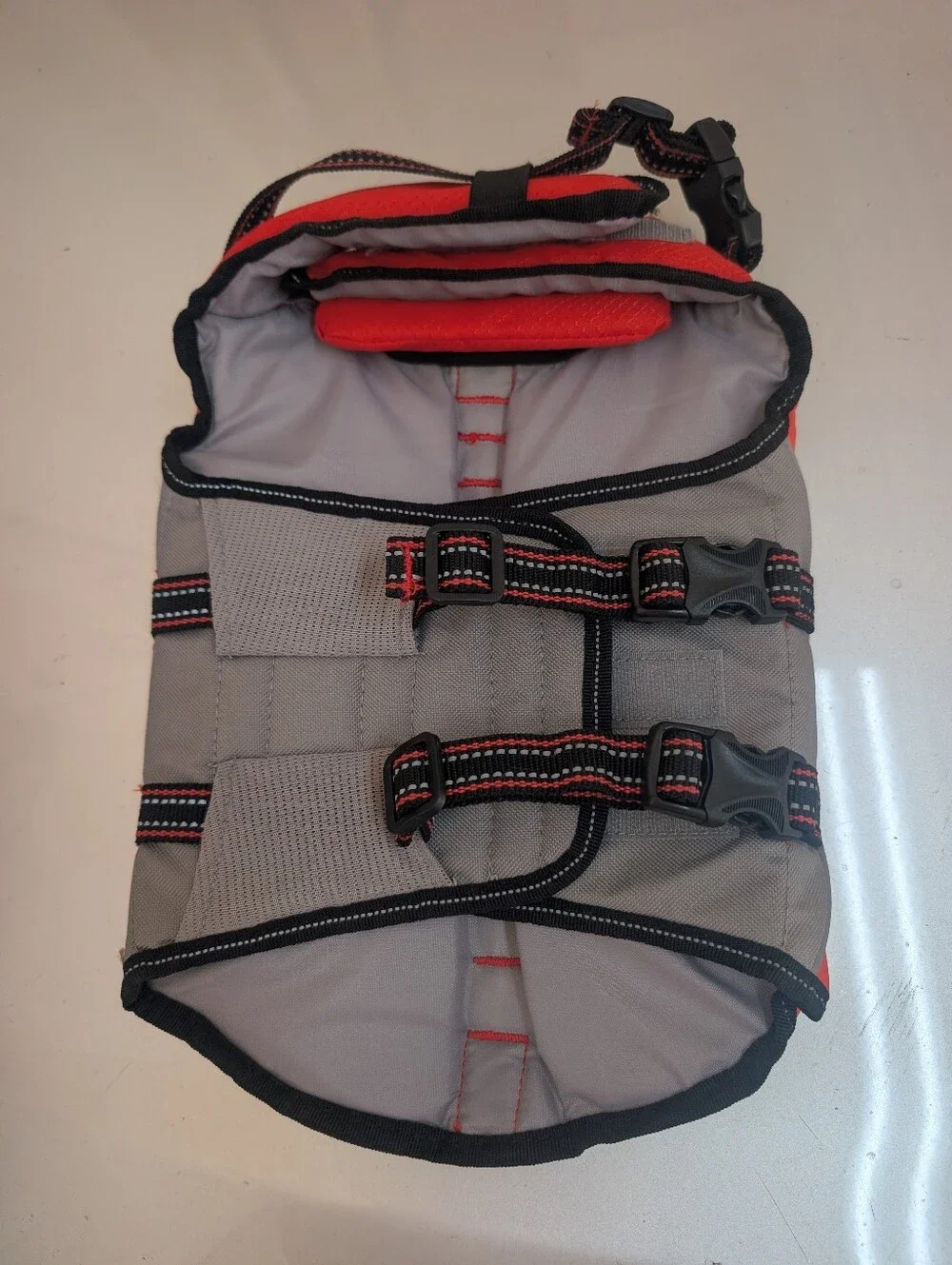 Arcadia Trail Red High Visibility Dog Life Jacket Small